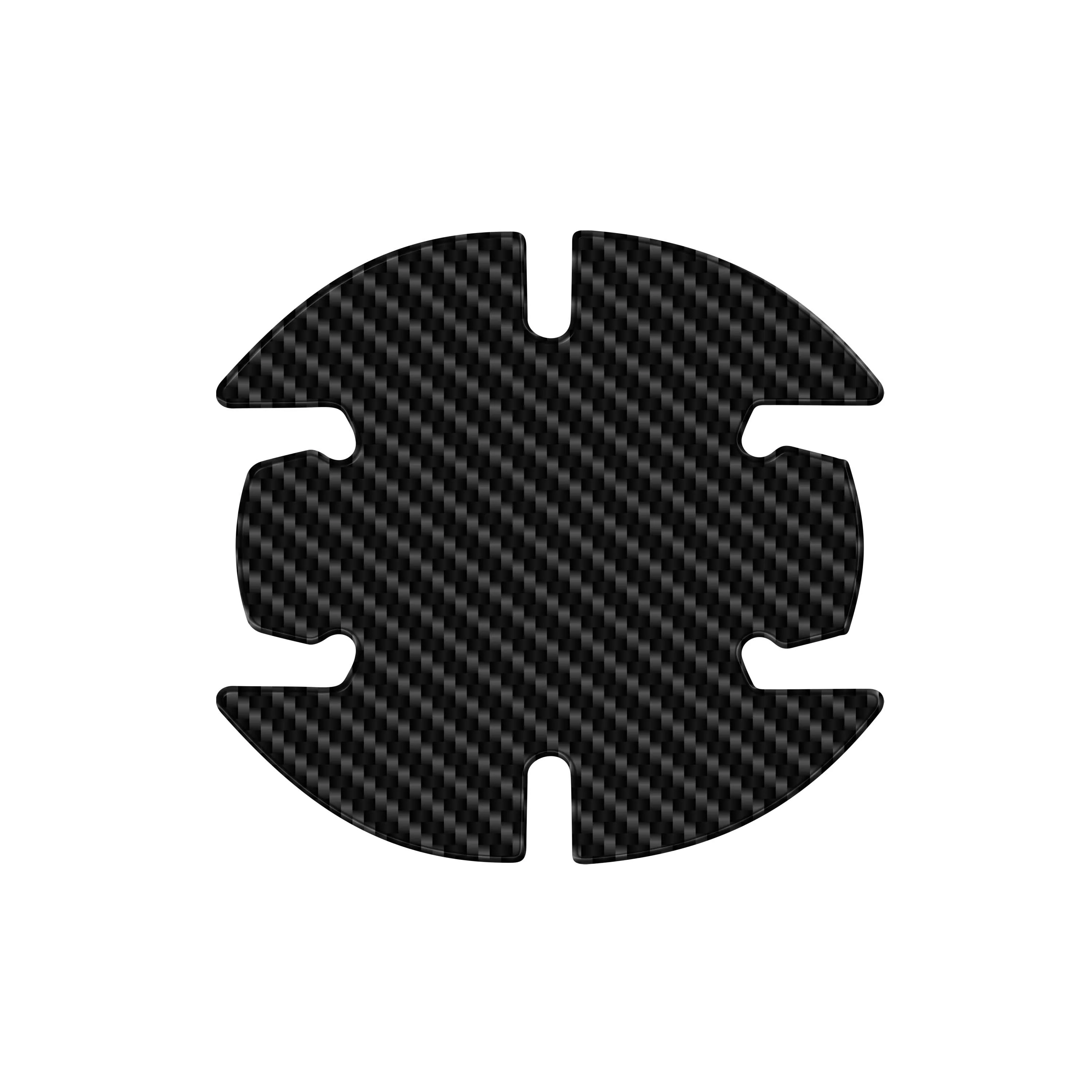 Galio Universal Car Finger Guard (Carbon Finish) Set of 4 Pcs - Image 3