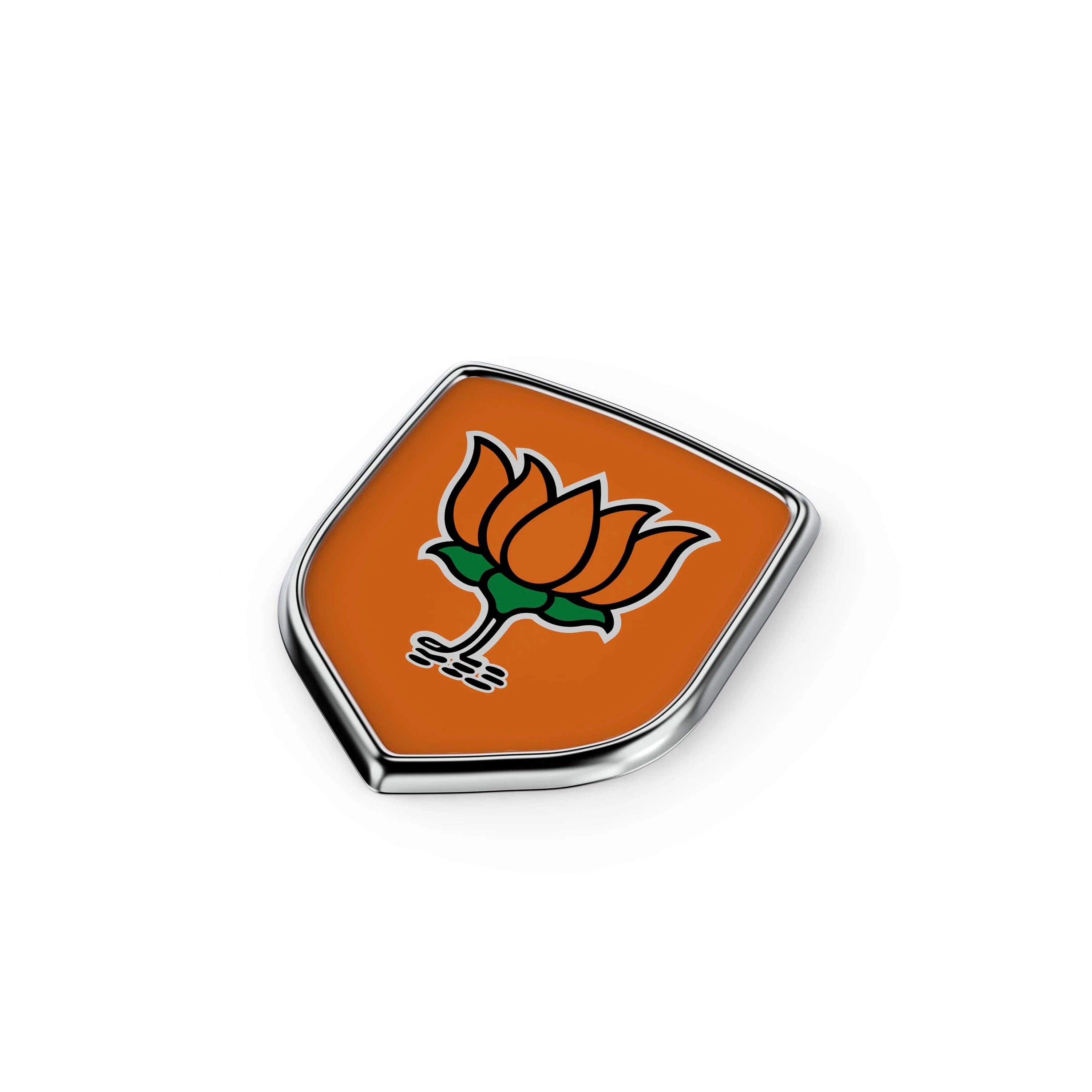 GFX BJP Bhartiya Janta Party Badge for Car & Bike (Universal Fit) - Image 3