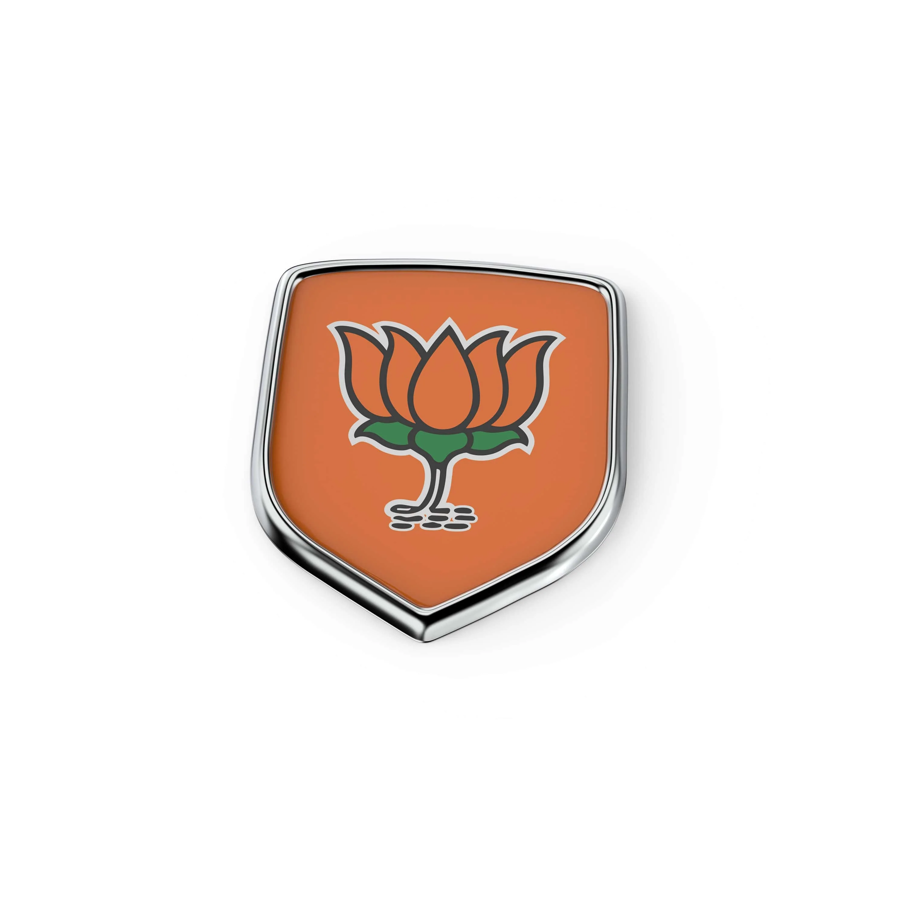 GFX BJP Bhartiya Janta Party Badge for Car & Bike (Universal Fit) - Image 4