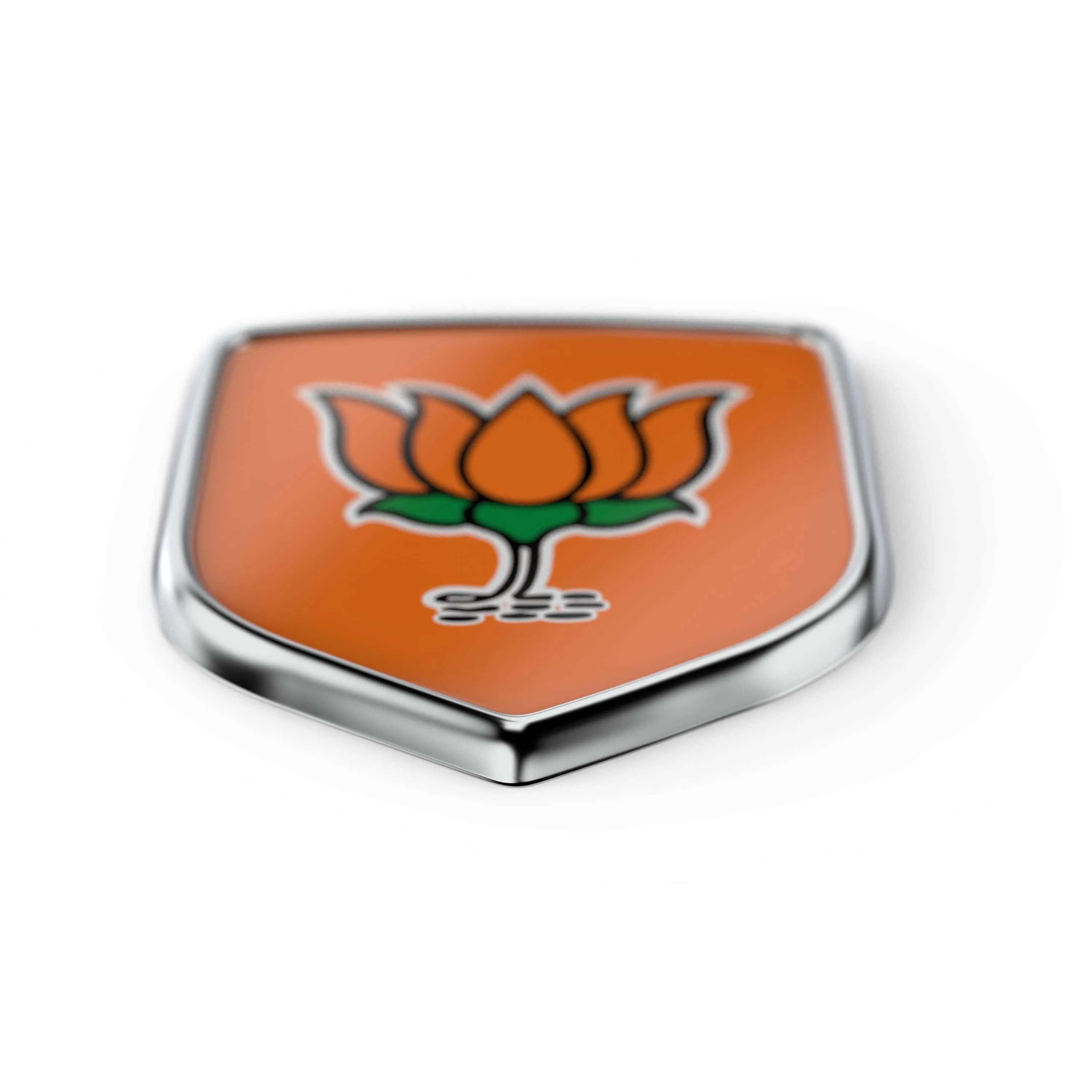 GFX BJP Bhartiya Janta Party Badge for Car & Bike (Universal Fit) - Image 5