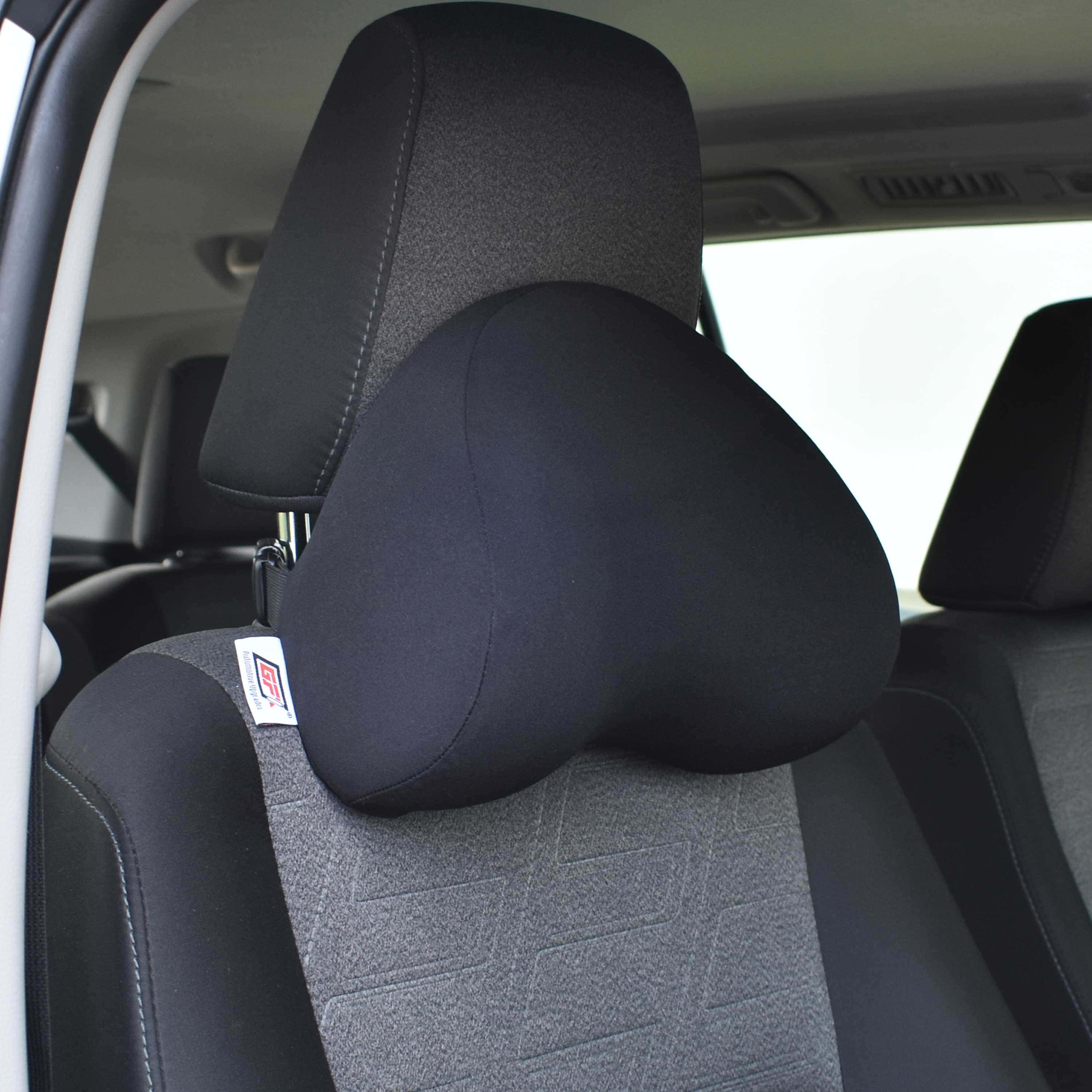 GFX Car Neck Cushion Dazzling- Black (Universal Fit) (Pack of 2) - Image 5