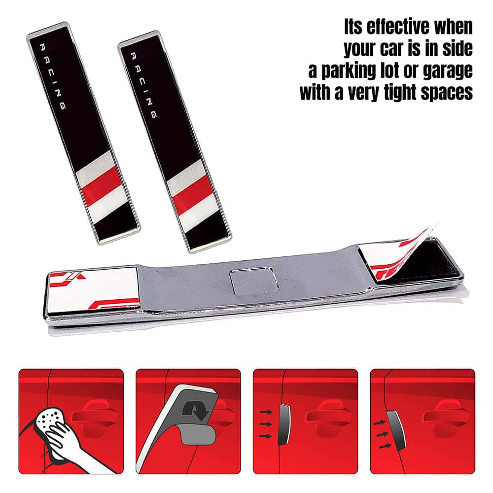 GFX Jupiter Car Door Edge Guard - Black (Universal Fit) - Image 4