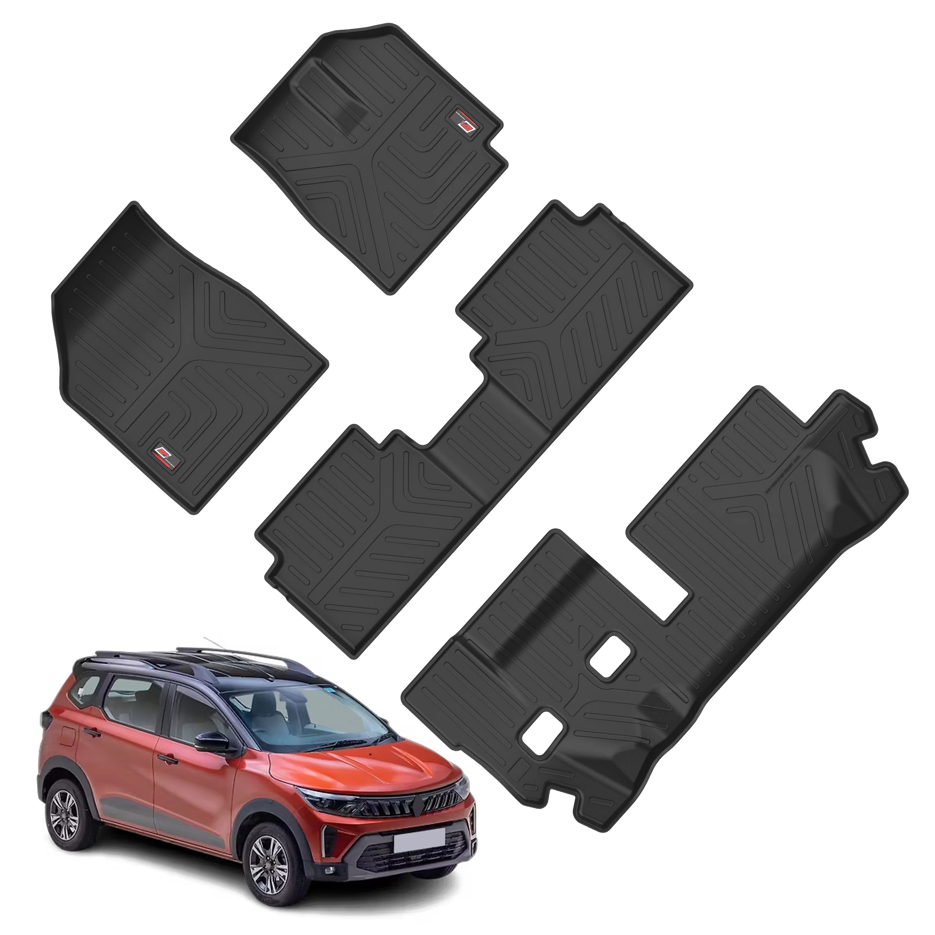 GFX Life Long Car Floor Mats for Renault Triber (2019 Onwards)