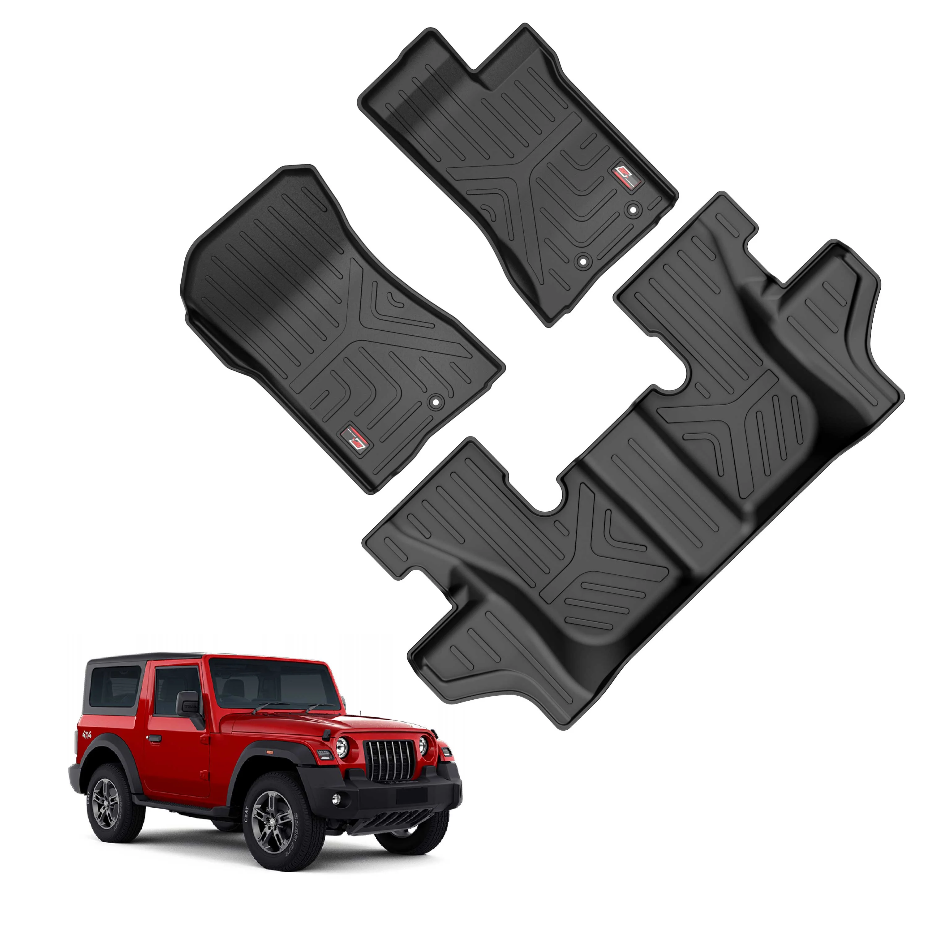 GFX Life Long Car Floor Mats for Thar Automatic (2025 Onwards)