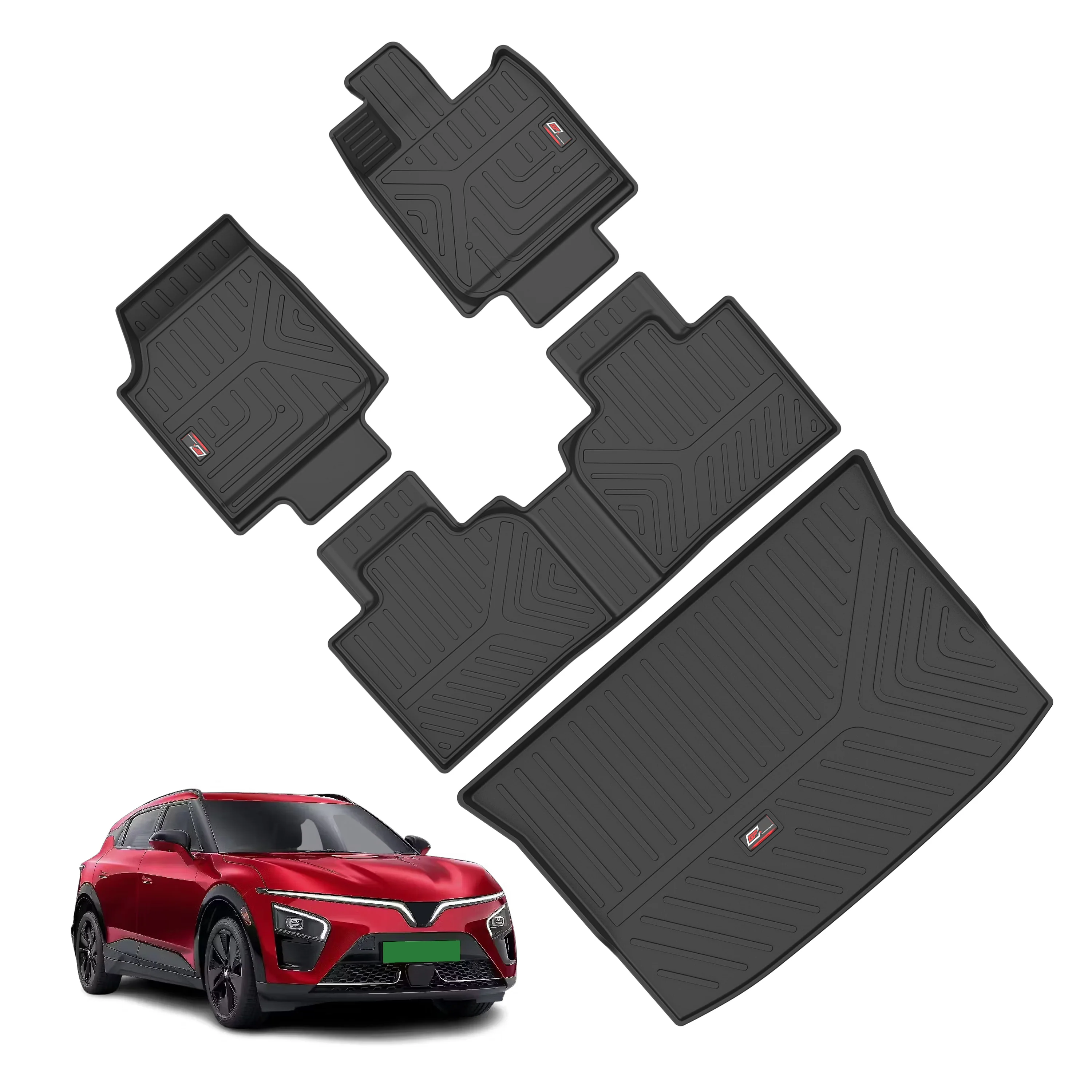 GFX Life Long Car Floor Mats for Vinfast VF7 (EV) (2025 Onwards) | With Trunk mat