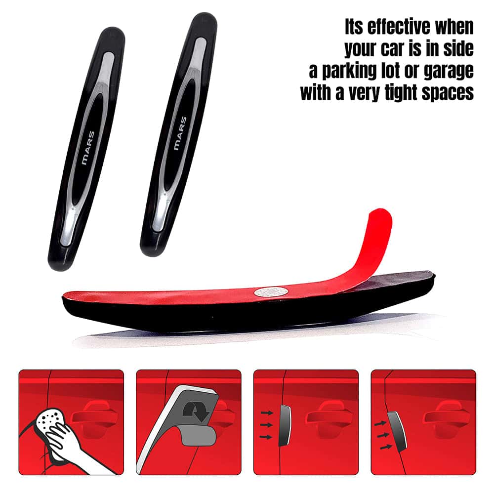 GFX Mars Car Door Edge Guard - Black (Universal Fit) - Image 3