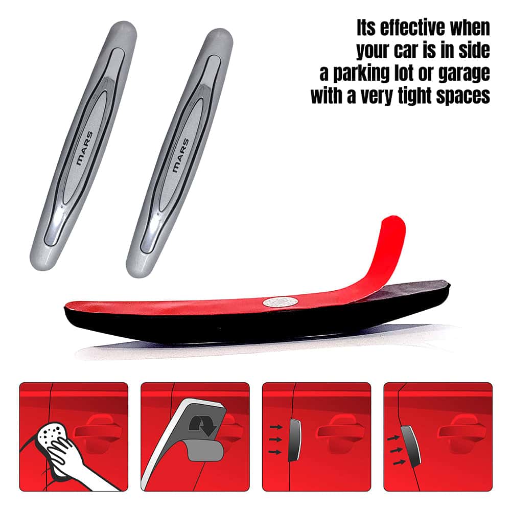 GFX Mars Car Door Edge Guard - White (Universal Fit) - Image 4