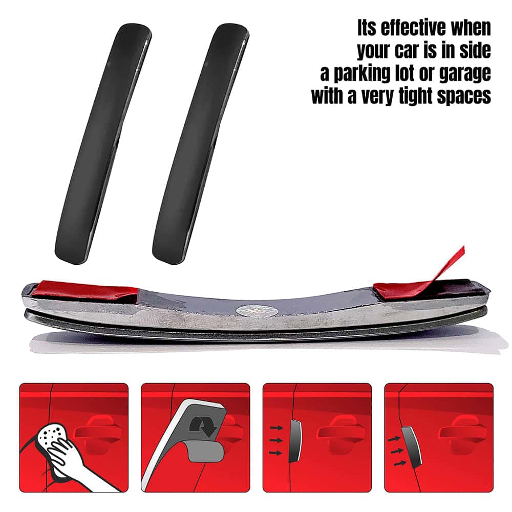 GFX Venus Car Door Edge Guard - Black (Universal Fit) - Image 4